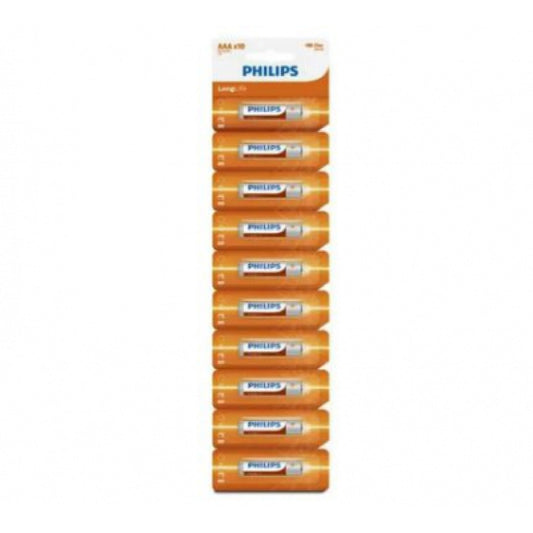 Pila Philips Zinc Chloride AAA 10 Unidades