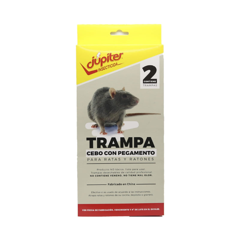 Trampa Con Pegamento Para Ratas Y Ratones Jupiter