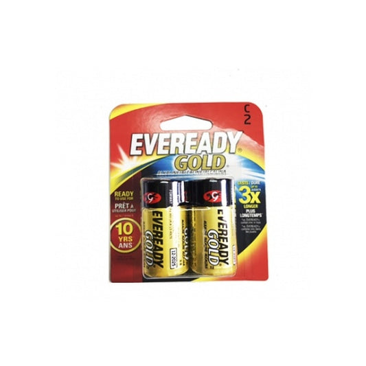 Pilas Eveready Gold Alcalina C 2 Unidades