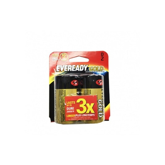 Pilas Eveready Gold Alcalina D 2 Unidades