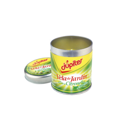 Vela De Jardin Jupiter Con Aceite De Citronella