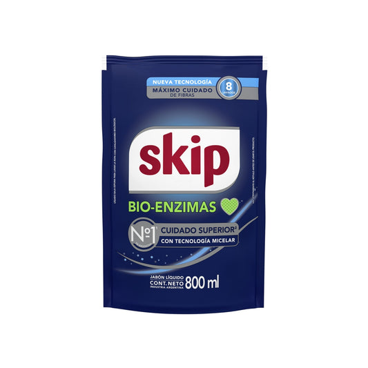 Jabón Líquido Skip Bio Enzimas 800 Ml