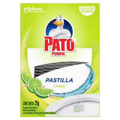 Pastilla Inodoro Pato Purific Citrus 25 G