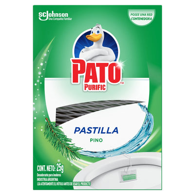 Pastilla Inodoro Pato Purific Pino 25 G