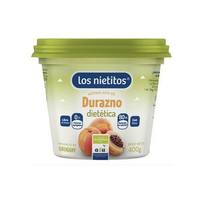 Mermelada De Durazno 0% Azucar Los Nietitos 400 G
