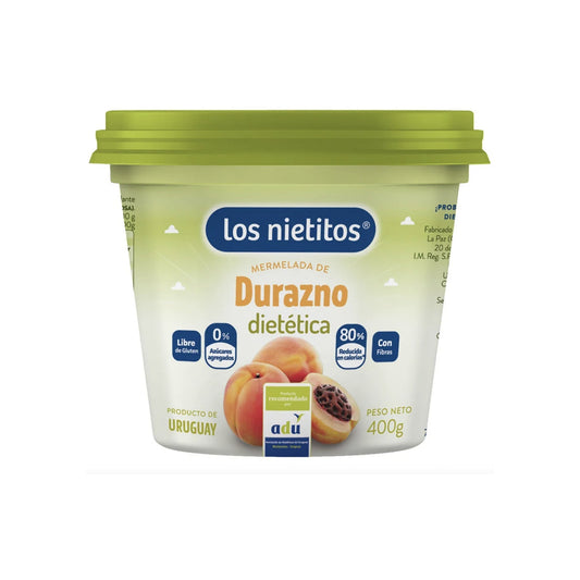 Mermelada De Durazno 0% Azucar Los Nietitos 400 G