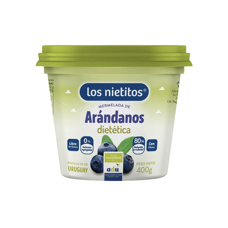 Mermelada De Arandanos 0% Azucar Los Nietitos Pote 400 G