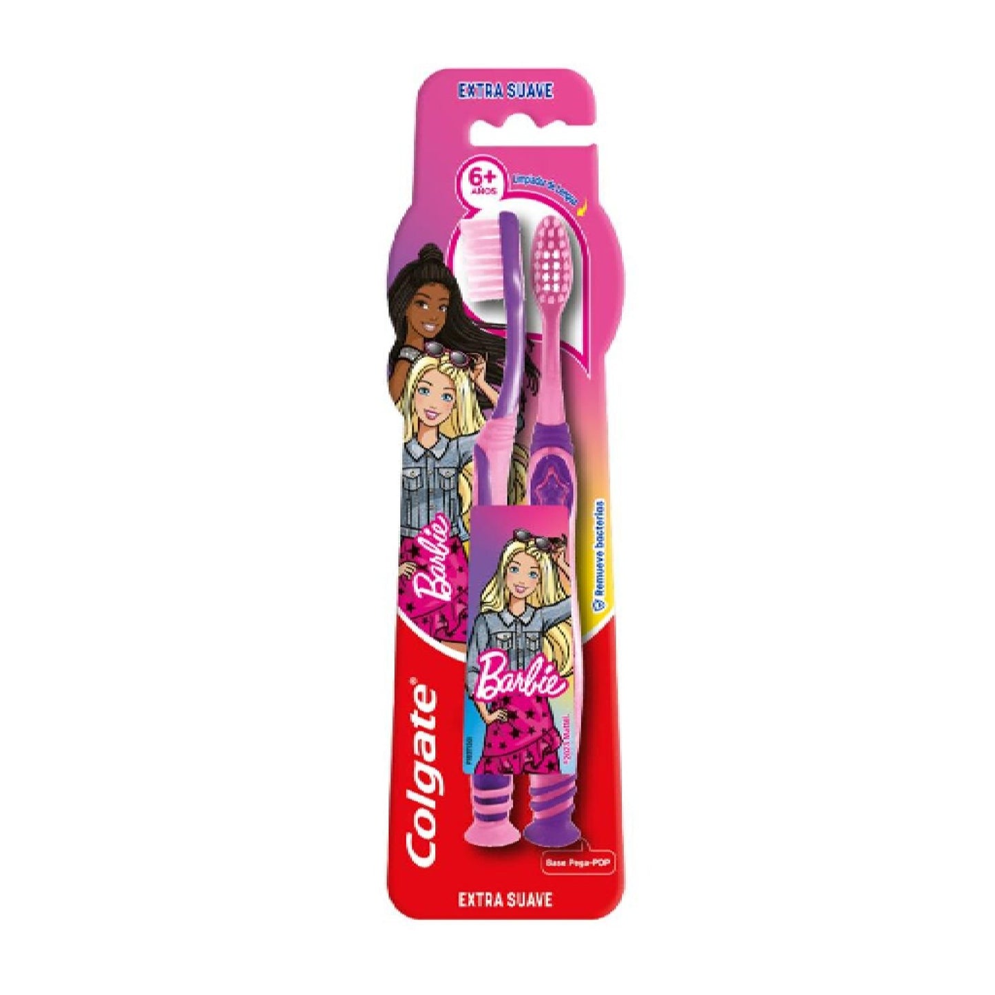 Cepillo Dental Colgate Niño Pack 2 Unidades Barbie
