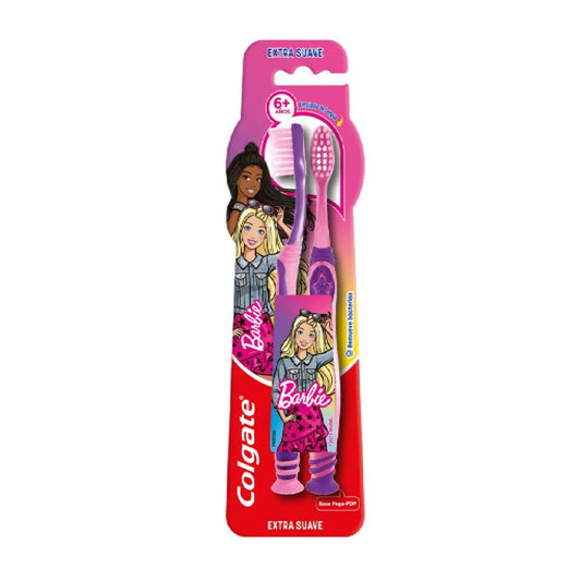 Cepillo Dental Colgate Niño Pack 2 Unidades Barbie