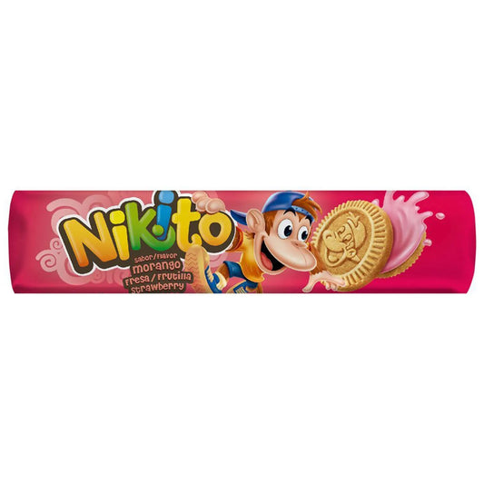 Galleta Rellena Frutilla Nikito 135 G