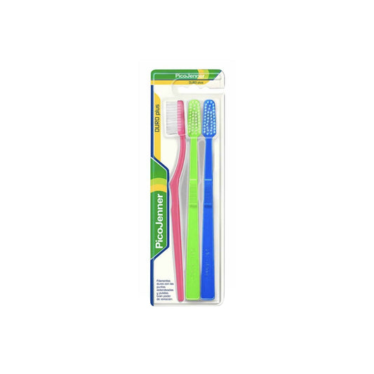 Cepillo Dental Pico Jenner Duro Plus X 3