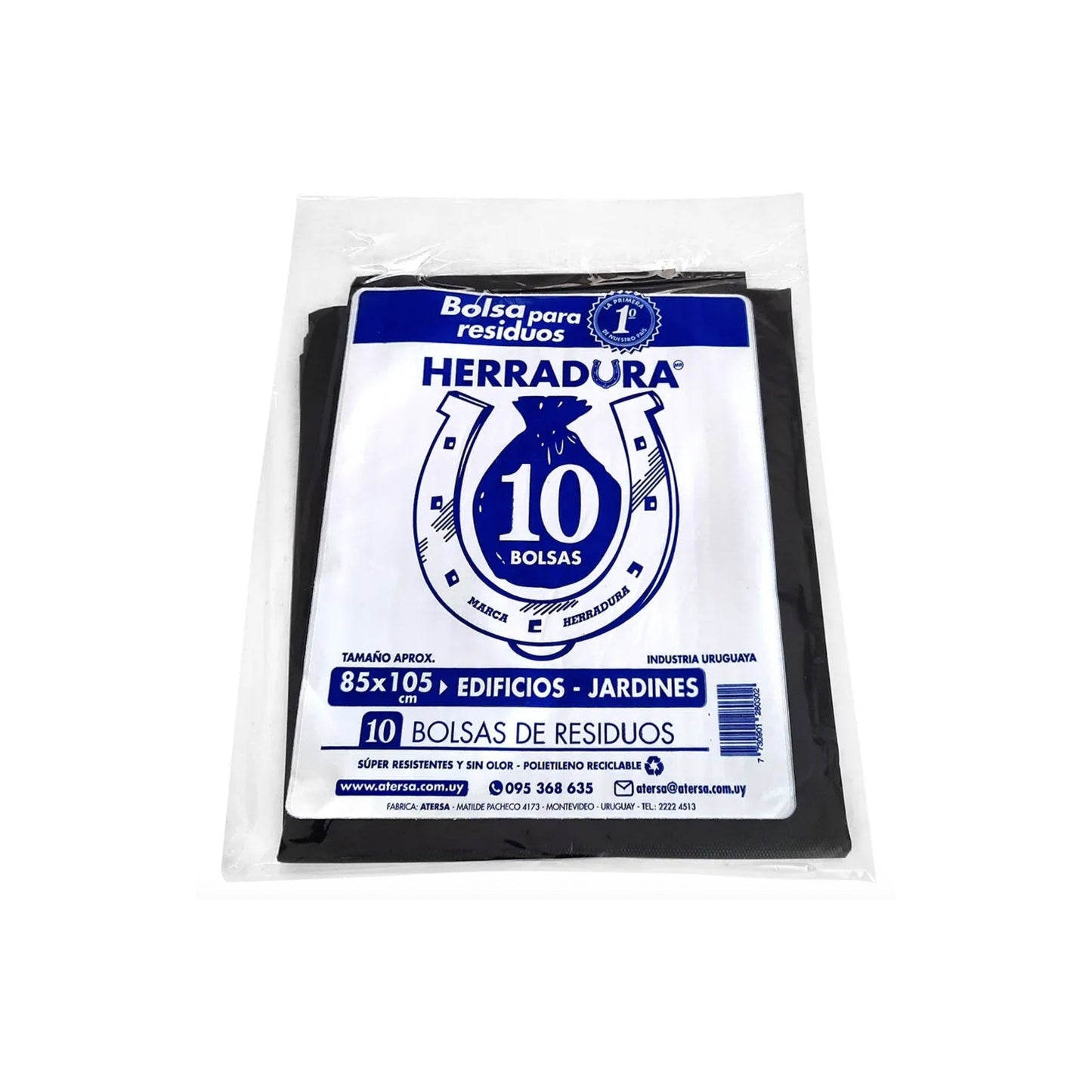 Bolsa De Residuos Herradura 10 Unidades 105 X 85 Cm