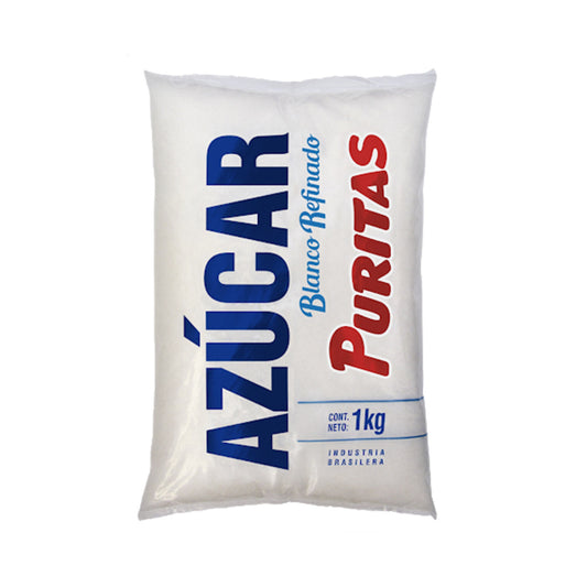 Azúcar Blanco Refinado Puritas 1 Kg
