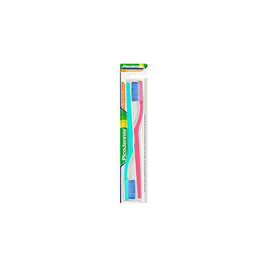 Cepillo Dental Pico Jenner Doble Accion Plus Pack X 2