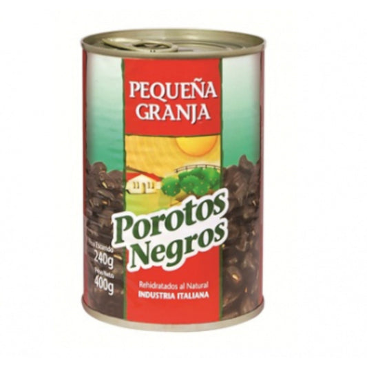 Poroto Negro Pequeña Granja Lata 240 G