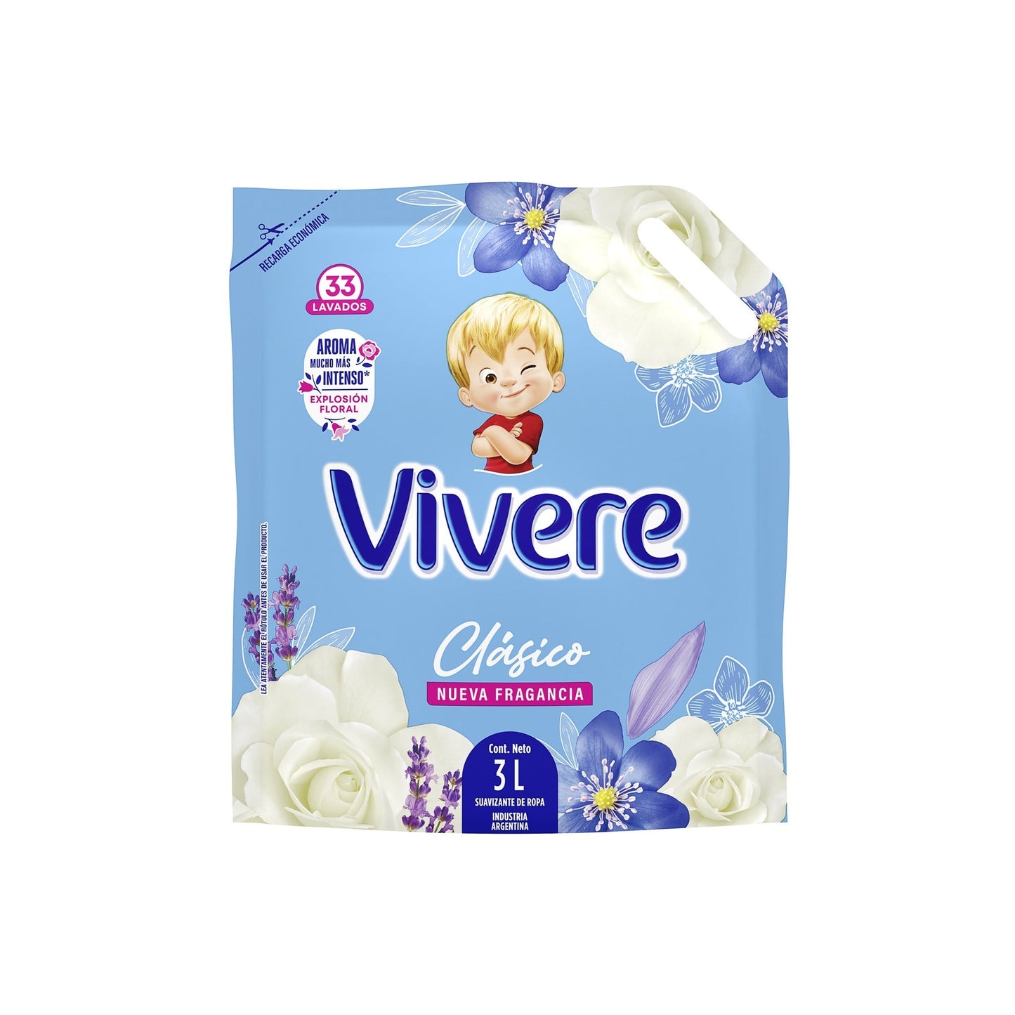 Suavizante De Ropa Vivere Clásico 3 L