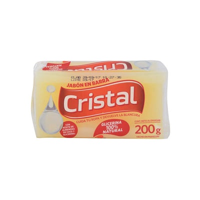 Jabón Para Ropa Cristal Con Glicerina 200 G