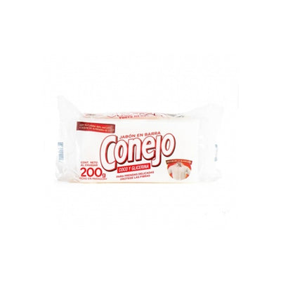 Jabón Para Ropa Conejo Con Coco Y Glicerina 200 G