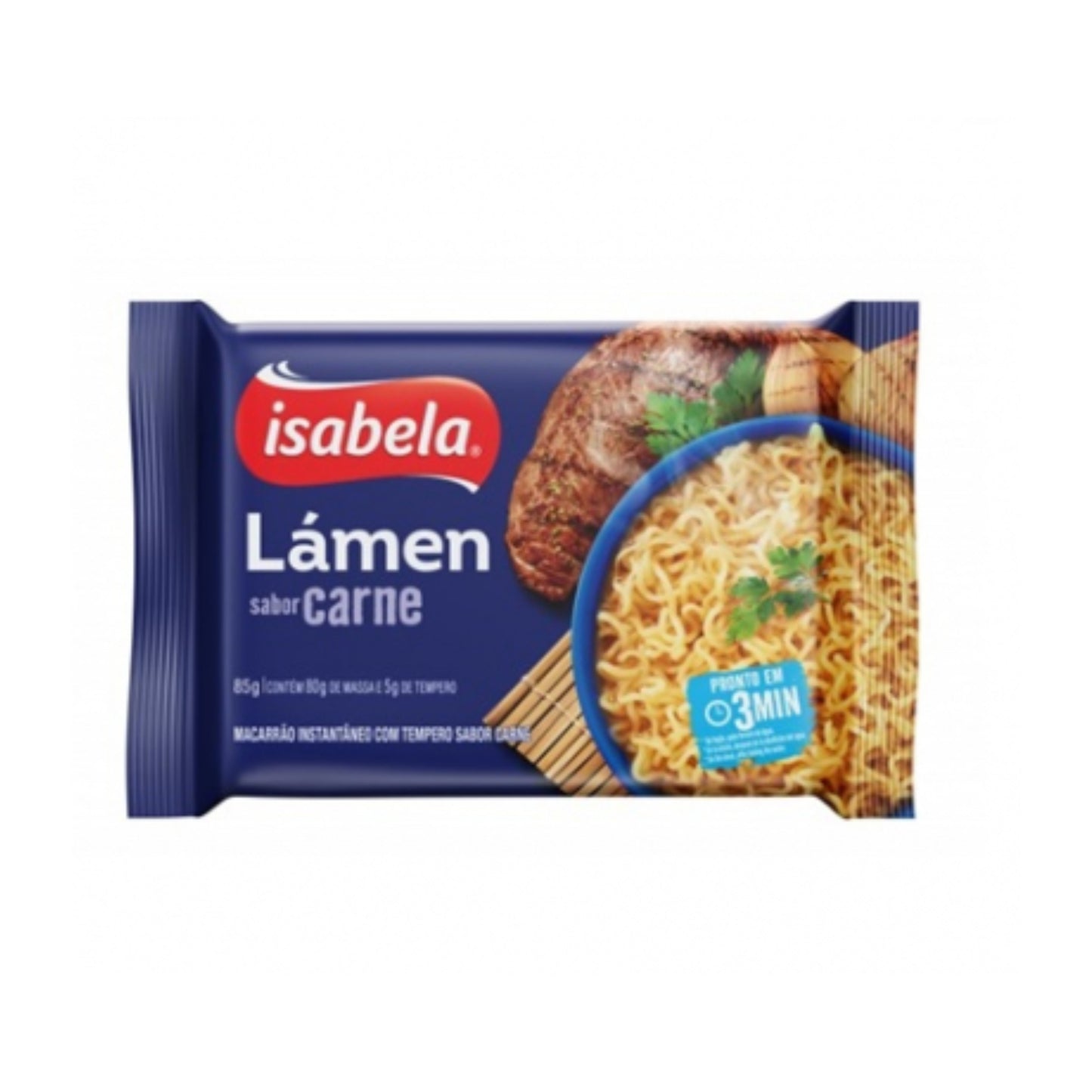 Fideos Deshidratados Lamen Isabela Carne 85 G