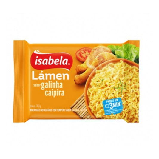 Fideos Deshidratados Lamen Isabela Galinha 74,3 G