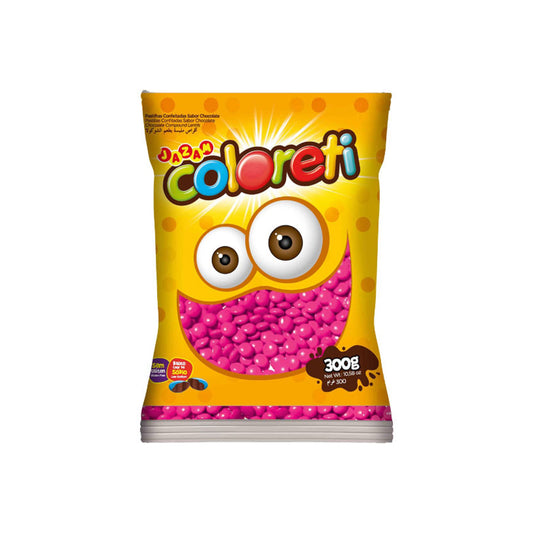 Confites Coloreti De Chocolate Rosa 300 G