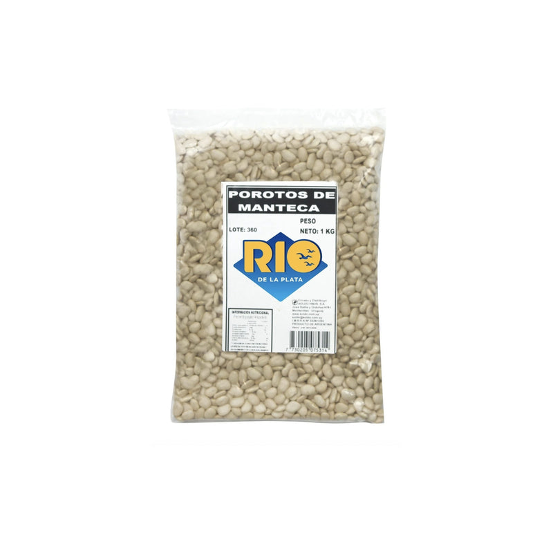 Poroto De Manteca Rio De La Plata 1 Kg