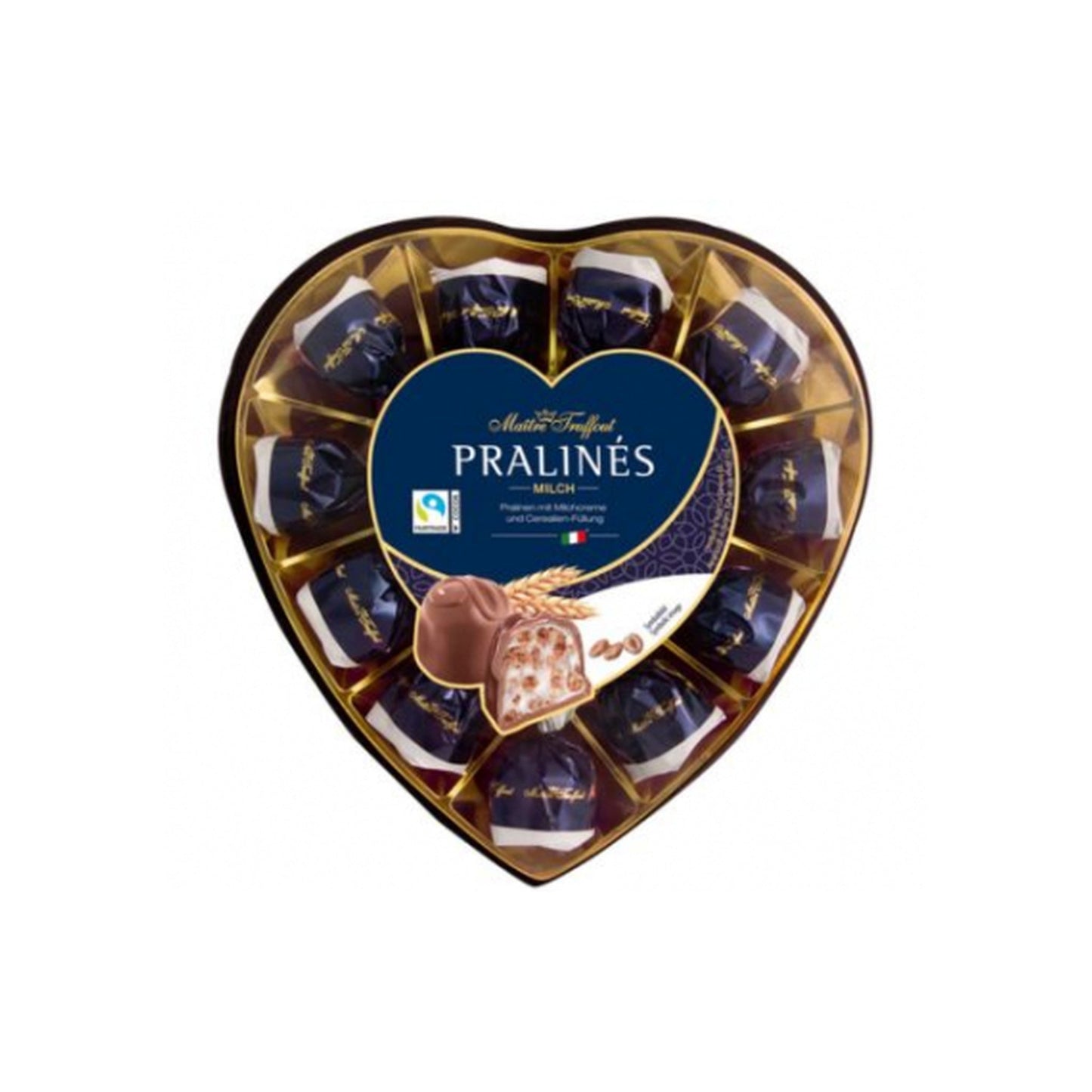 Bombonera Pralines Corazon 165 G