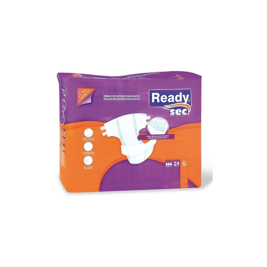 Pañal Adulto Readysec Incontinencia Fuerte Talle G 24 Unidades Más De 70 Kg