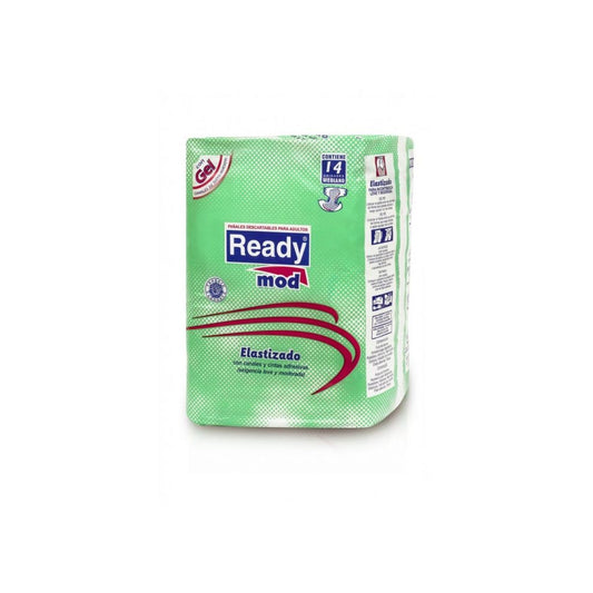 Pañal Adulto Readymod Incontinencia Leve Talle M 14 Unidades Hasta 75 Kg