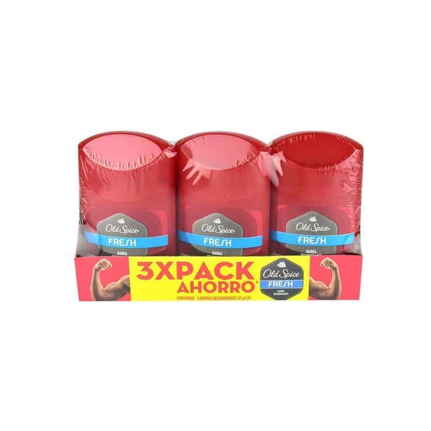 Desodorante Old Spice Fresh Barra Pack 3 Unidads 50 G Cada Unidad
