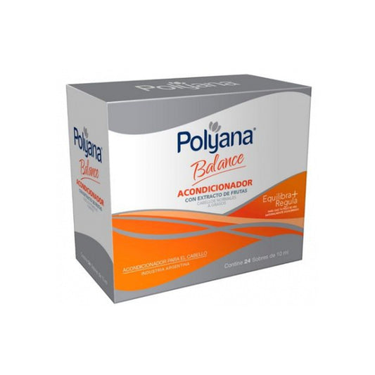 Acondicionador Polyana Con Extrato De Frutas Sachet 24 Unidades