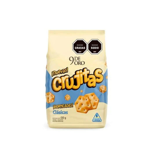 Galletitas 9 De Oro Crujitas Horneadas Clásica 120 G