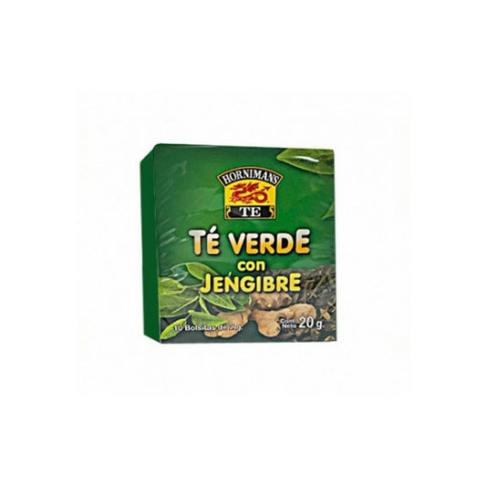 Te Hornimans 10 Sobres Verde Y Jengibre