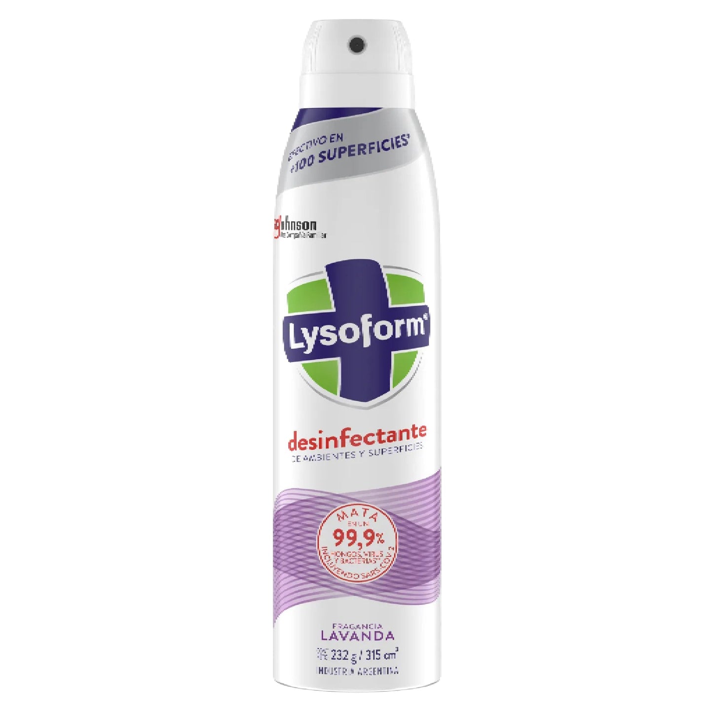 Desinfectante Lysoform Aerosol Lavanda 315 Cc