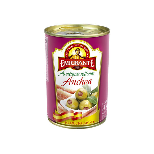 Aceitunas Rellenas Emigrante 240 G Anchoa