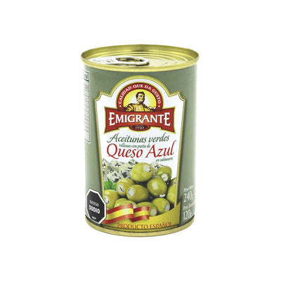 Aceitunas Rellenas Emigrante 240 G Queso Azul