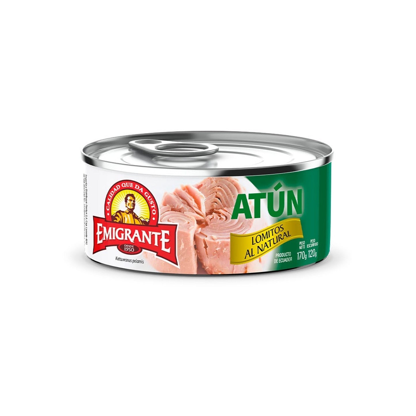 Atún Emigrante Lomitos Al Natural 170 G