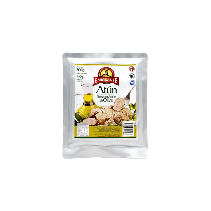 Atún Emigrante Trozos En Aceite De Oliva 500 G