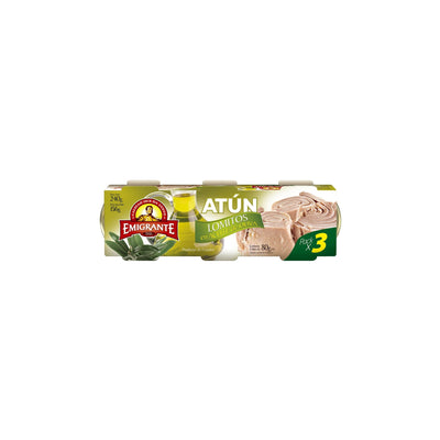 Atún Emigrante Tripack 80 G Cada Unidad En Aceite Oliva