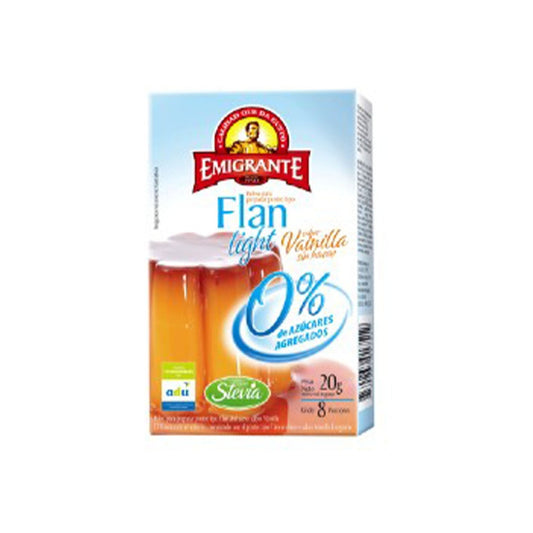 Flan Light Emigrante 0% Azucar 20 G Vainilla