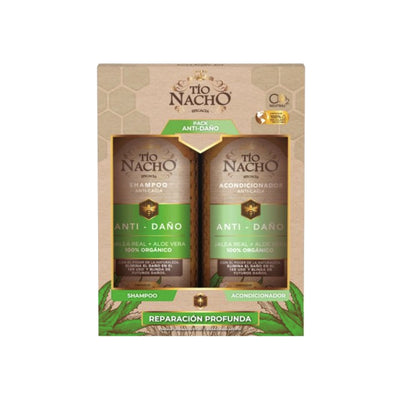 Pack Tio Nacho Anti Daño Shampoo + Acondicionador 415 Ml Cada Unidad