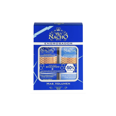 Pack Tio Nacho Engrosador Shampoo + Acondicionador 415 Ml Cada Unidad