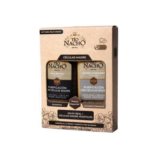 Pack Tio Nacho Purificación Con Células Madre Shampoo + Acondicionador 415 Ml Cada Unidad
