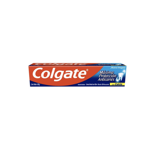 Colgate Máxima Protección Anticaries Con Calcio Y Fluor 180 G