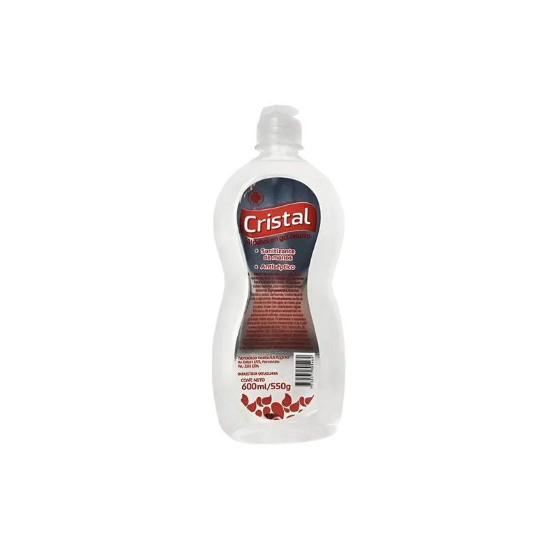 Alcohol En Gel Cristal 600 Ml