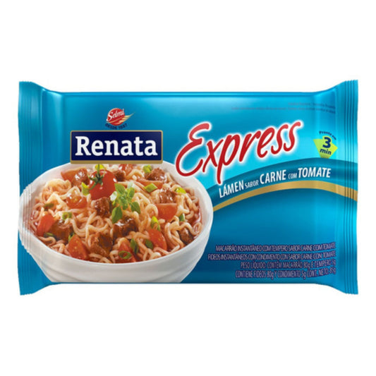 Fideo Renata Express Lamen Carne Y Tomate 85 G