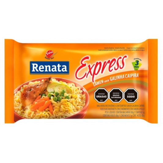 Fideo Renata Express Lamen Gallina Caipira 85 G