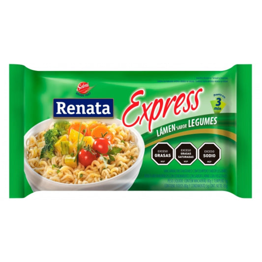 Fideo Renata Express Lamen Vegetales-Legumes 85 G