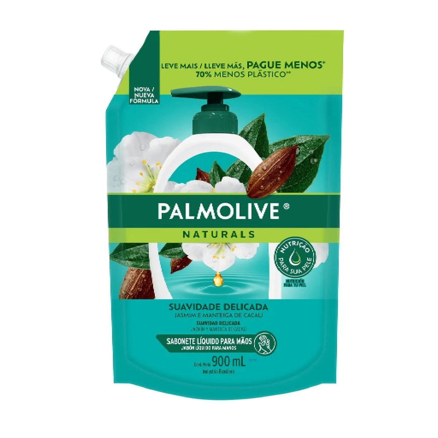 Jabón Líquido Palmolive Para Manos Jazmín Y Manteca De Cacao 900 Ml