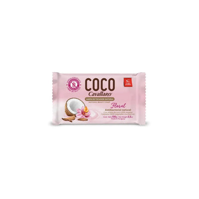 Jabón De Tocador Cavallaro Coco Floral Rosado 100 G